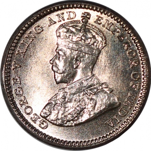  1932年香港五仙，PCGS MS65，#20334515
