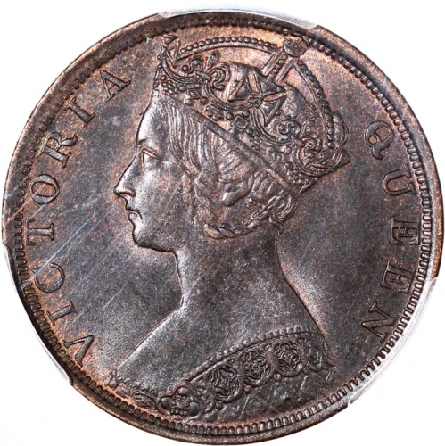  1901-H香港一仙，PCGS MS63BN，#42116385