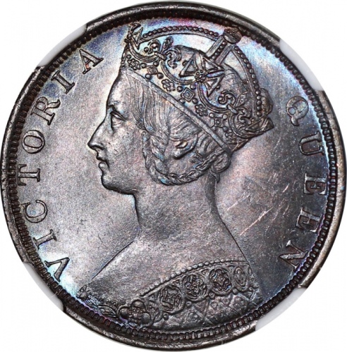  1901-H香港一仙，NGC MS63BN，#6137919-014