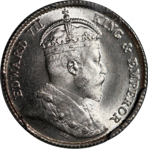  1904年香港五仙，PCGS MS66，难得高分，#42978958