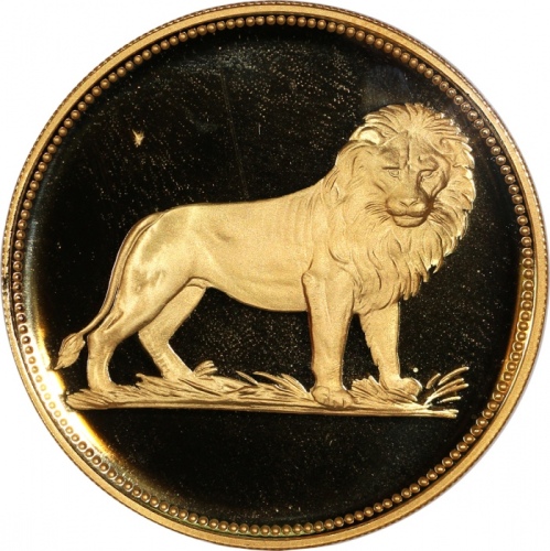  1969年也门50里亚尔金币，含.900金，1.4178安士，NGC PF69，罕有大型精铸金币，不容错过
