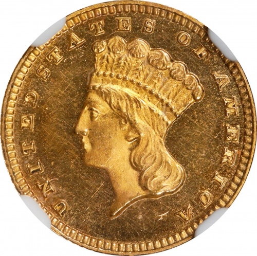  1882年美元金币 NGC PF 64 1882 Gold Dollar