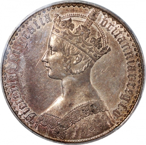  1847年英国哥德式克朗样币，PCGS PR58，经典设计佳品例子, 热门