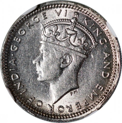  1941-KN香港五仙，NGC AU Details，币边有损，#20334516，二战期间重要年份，品相吸引