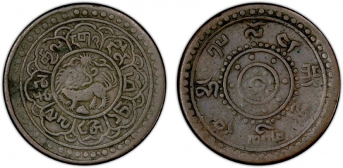  西藏2½唐卡 PCGS VF 25