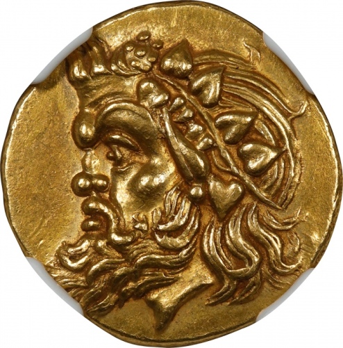  公元前340-325年博斯普鲁斯金币 NGC Ancients AU BOSPOROS. Pantikapaion. AV Stater