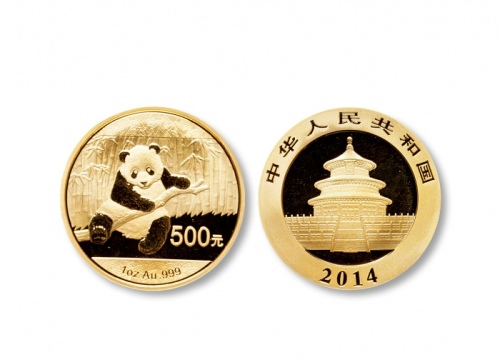  2014年熊猫纪念金币1盎司 完未流通