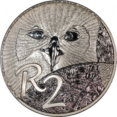  2004年南非精铸银币一套2枚，包括2兰特及2 1/2分，限量发行907套，均PCGS PR69DCAM，连原盒及证书，#45343250, 45343251 South Africa, a set 