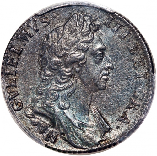  1696-N英国先令银币，威廉三世，PCGS AU Detail有清洗，#42957243 Great Britain, silver shilling, 1696-N, William III 1s