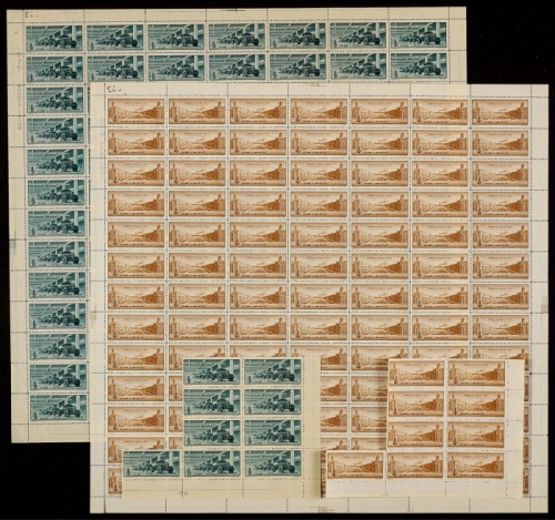  1957年纪40我国自制汽车出厂纪念新票共100套