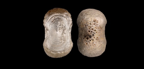  明“库攒王皓”五两型银锭 方乾评级 MS62 