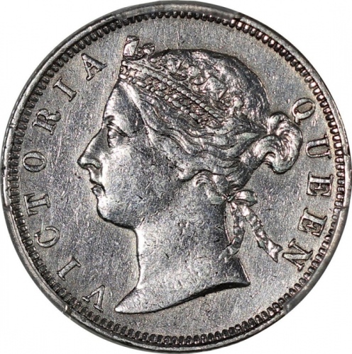 1894年香港2毫，PCGS AU Details有清洗，#43097362 Hong Kong, silver 20 cents, 1894, PCGS AU Details, cleaned. C