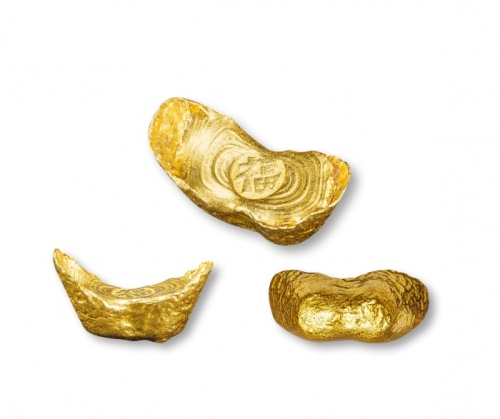  清 “福”壹两元宝型金锭