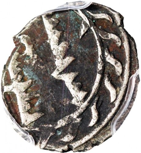  1878年新疆喀什五分银币，PCGS XF Detail有环境损害，#42377315