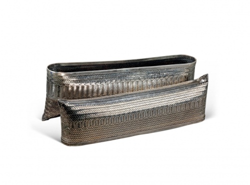  早期银条编织手包一件，重：518.1g，老工，编织细密，做工精良，匠心打造，海外回流，保存完好