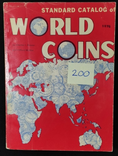  1974年Standard Catalog of World Coins，保存完好