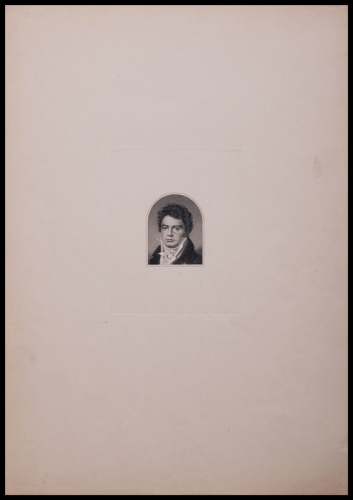  1920年代日本内阁印刷局贝多芬像图试印样张