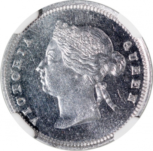  约1869年英国庄信万丰铝章1枚，NGC MS62，#3429009-039 Great Britain, aluminium token, ND (ca. 1869), Johnson Matthe