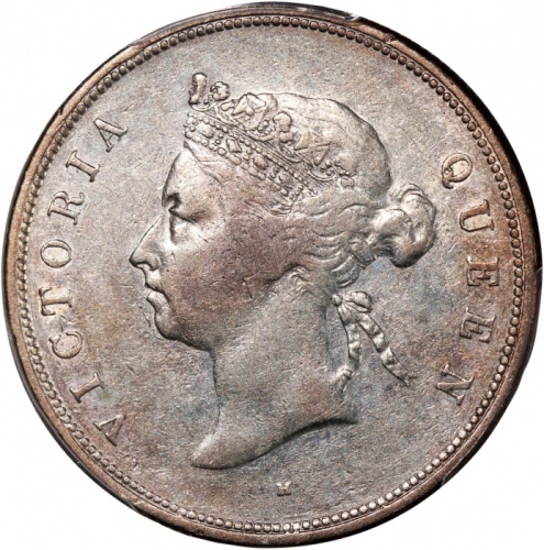  1892-H香港维多利亚半圆，PCGS XF Detail (有清洗)，#46484302