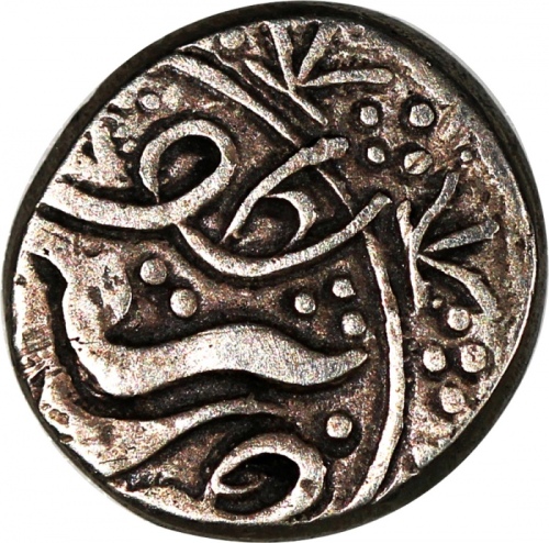  1870/78年新疆1/2钱银币，AEF