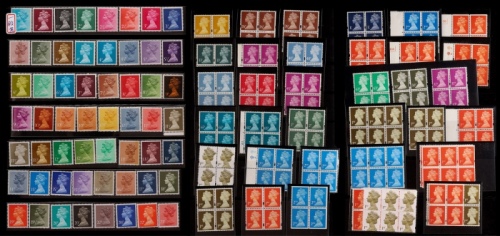  英国伊丽莎白二世梅钦普票新旧票邮集约570枚
