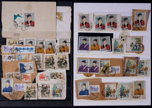  1962年纪92古代科学家旧票等一批，含剪片31件