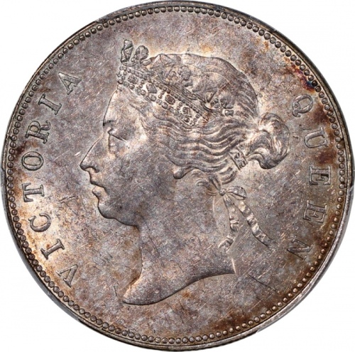  1894年香港维多利亚半圆，PCGS AU Detail (有清洗)，#46484252