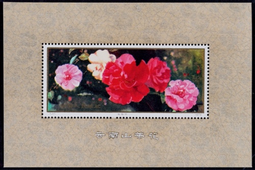  1979年T37山茶花小型张新一枚