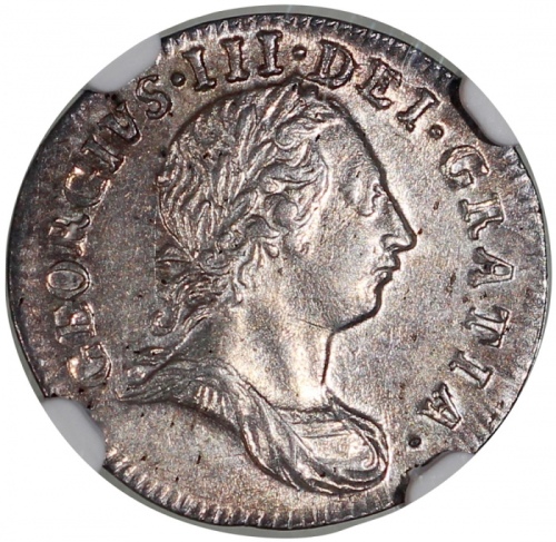  英国钱币5枚一组，包括1762/3年3便士，1787及1816年6便士，1787年1先令，及1817年1/2克朗大肖像版，首二枚评NGC UNC Details有清洗，其餘分别MS64，MS62及MS