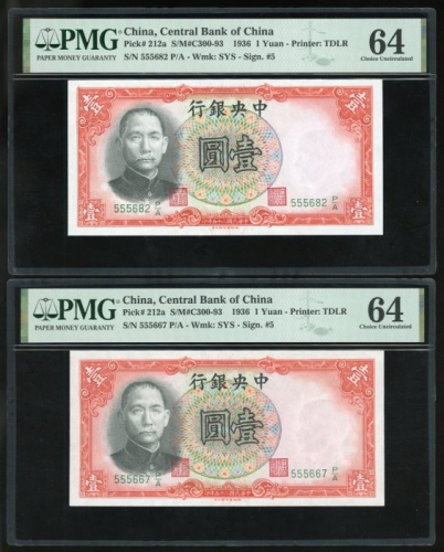  交通银行一组4枚，请参考图片及英文描述