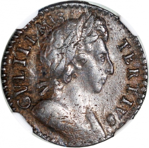 英国1700及1827年1/4便士(法新)铜币，以及1825年1/2便士铜币，分别评NGC XF45BN，MS63BN及MS62BN，#2885392-024，040及039 Great Britai