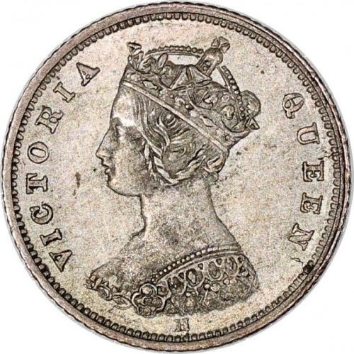 香港一组2枚,包括1875-H 1毫及1874-H 2毫，2毫铸币厂标记经填满，1毫均EF，2毫EF或更好，前Teutoburger Munzauktion Company拍卖146, 2022, l