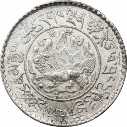  西藏桑松果木三两普通 PCGS MS 64 CHINA. Tibet. 3 Srang, BE 16-12 (1938)