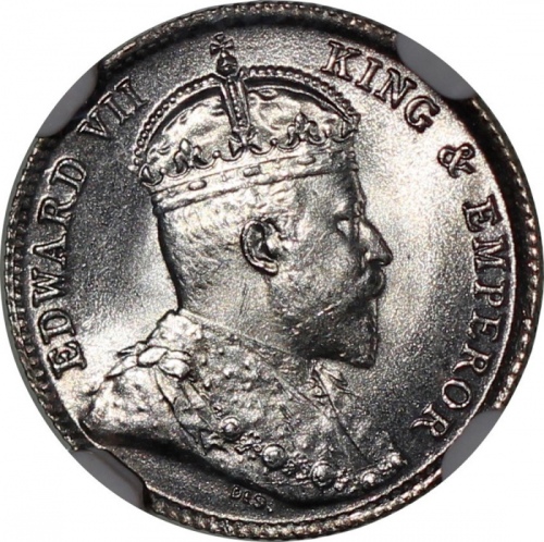  1904，1905及1935年香港5仙3枚一组，分别评NGC MS63，#3349009-099，PCGS MS63，#31076758，及PCGS MS64，#31076819 Hong Kong,