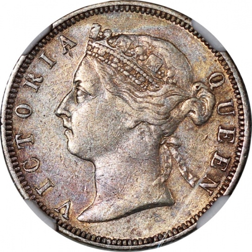  1889，1890及1904年香港2毫3枚一组，分别评NGC XF Details有清洗，PCGS VF Detail有清洗，及NGC XF Details有严重清洗，#6375412-019，430