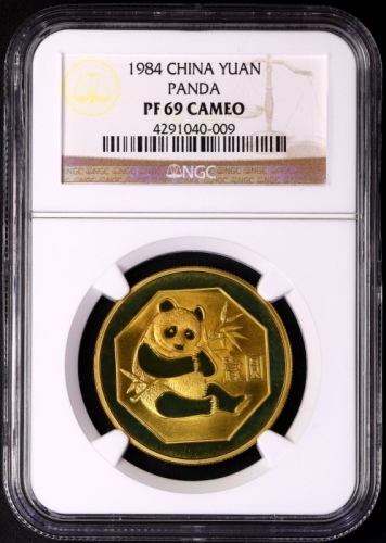  1984年熊猫铜币 NGC PF69CA（老标）