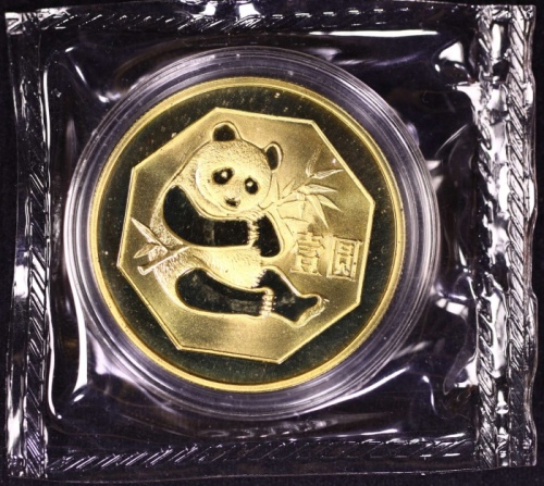  1984年熊猫铜币（原封）