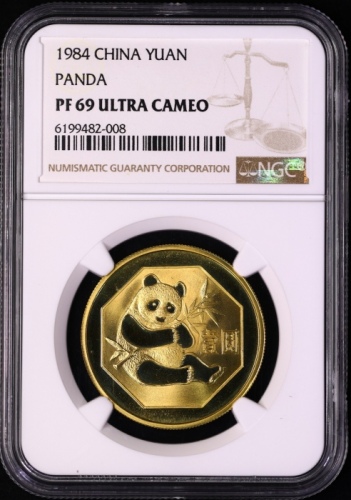  1984年熊猫铜币 NGC PF69UC
