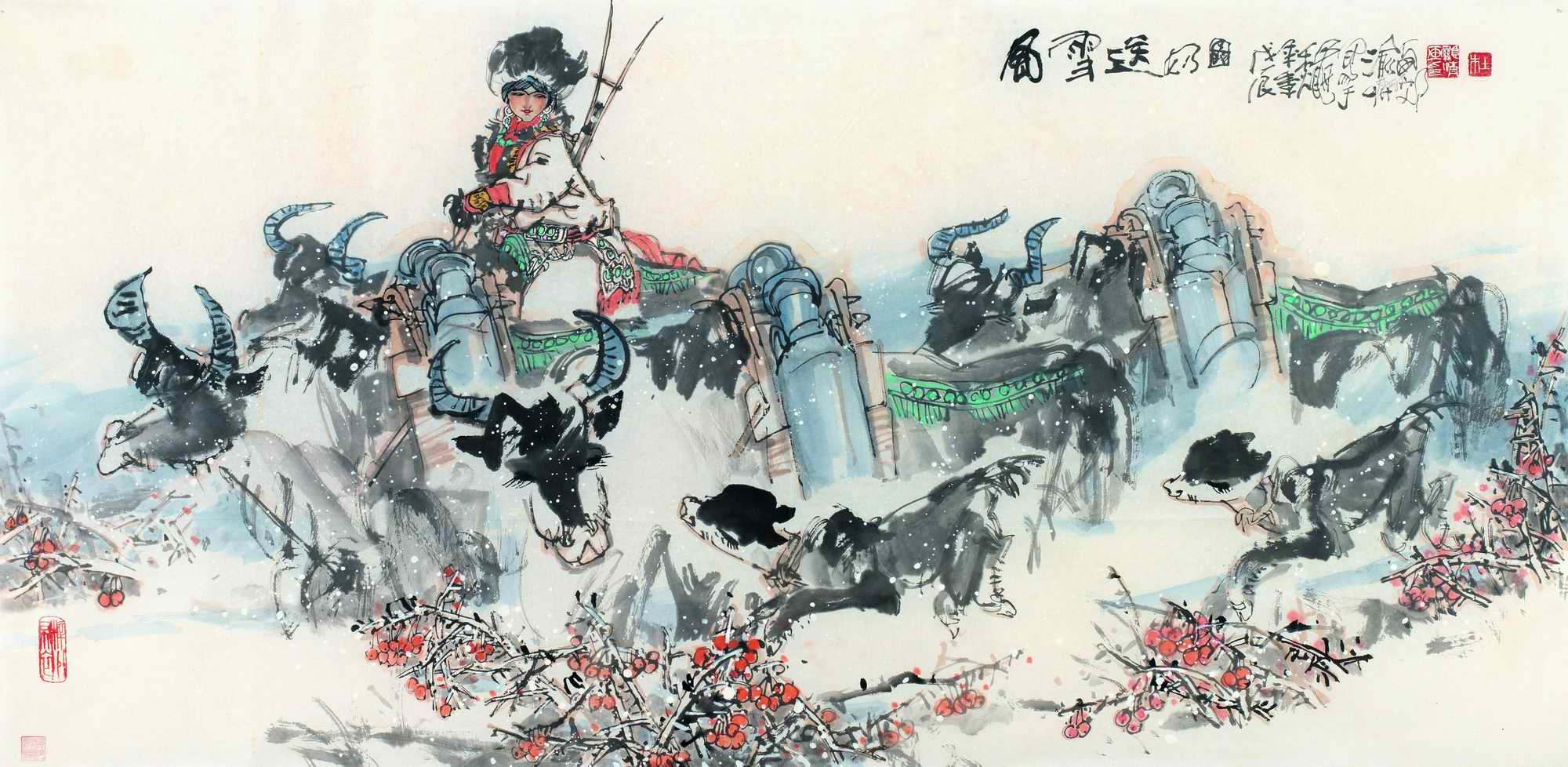 杜显清 风雪送奶图