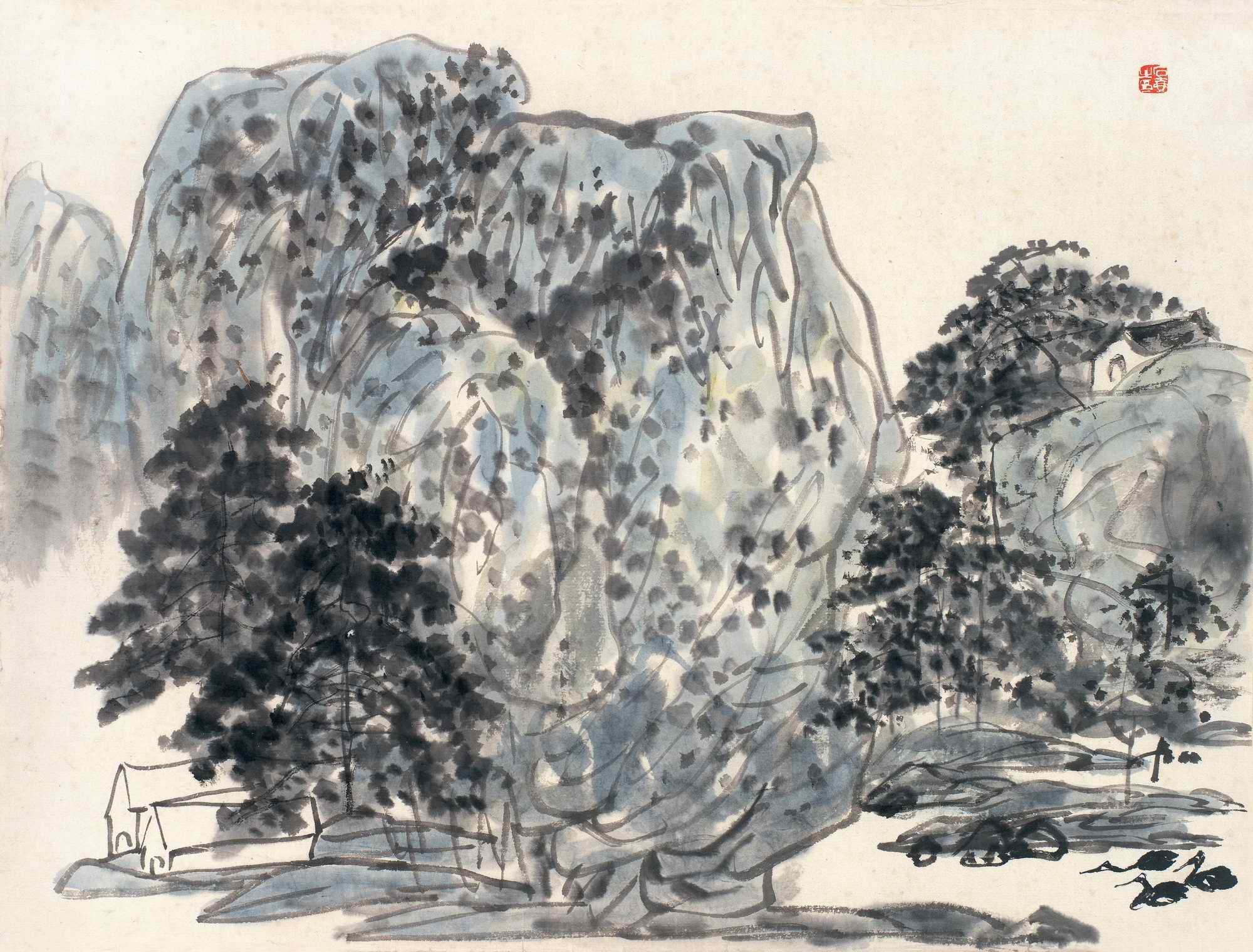 陈子庄 山水画