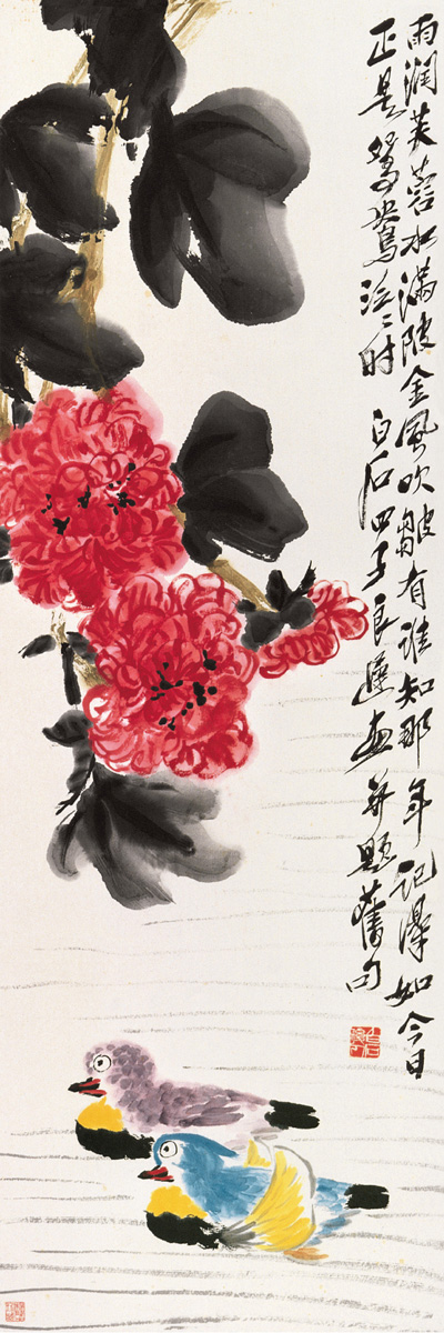 齐良迟  芙蓉鸳鸯