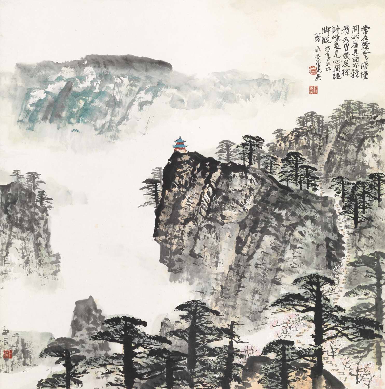 冯建吴 山水画