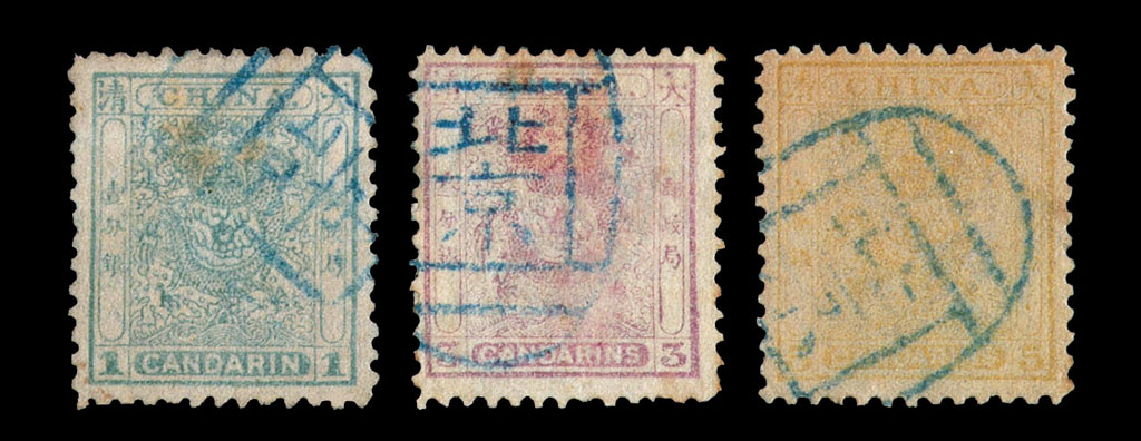 ○1885-1888年小龙邮票二套