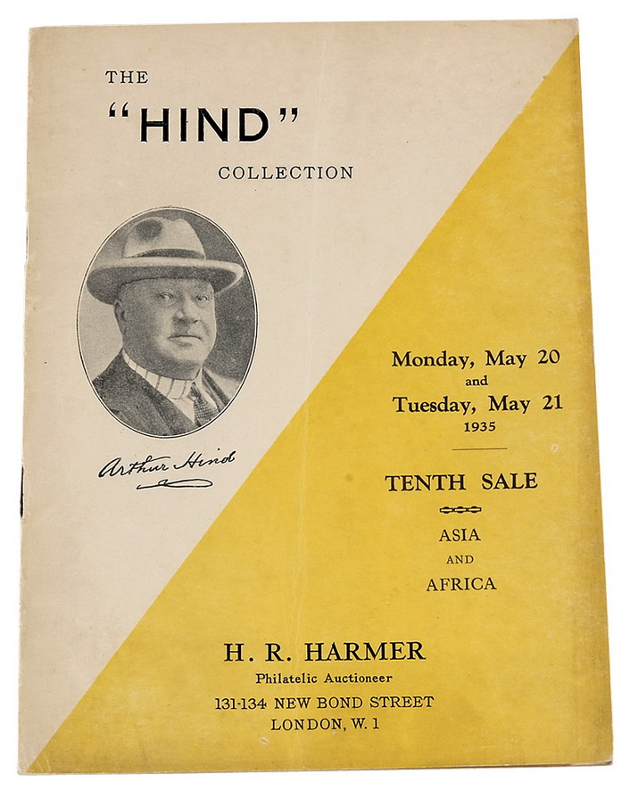 L 1935年英国伦敦HARMER公司举办的海音德（Arthur Hind）专场拍卖目录 （一册）