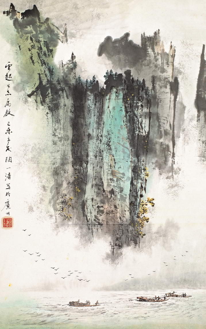 陶一清 山雨欲来  