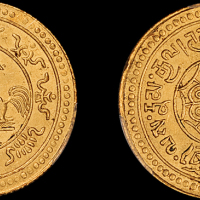 1919年西藏色章果木1枚 PCGS MS 62
