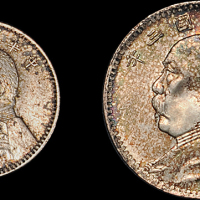 袁世凯像民国三年壹角、贰角各一枚 近未流通