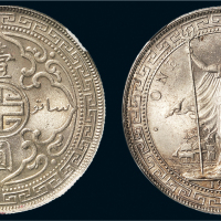 1935年英国站人像贸易银壹圆