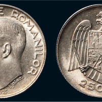 1935年罗马尼亚250LEI银币
