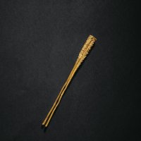 南宋·金质浮雕菊花纹发钗